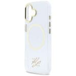 Karl Lagerfeld IML KL Script Logo MagSafe Transparent iPhone 17 Tok