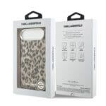Karl Lagerfeld IML Leopard MagSafe Brown iPhone 17 Air Tok