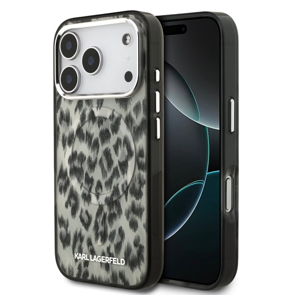 Karl Lagerfeld IML Leopard MagSafe Brown iPhone 17 Pro Tok