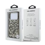 Karl Lagerfeld IML Leopard MagSafe Brown iPhone 17 Pro Tok