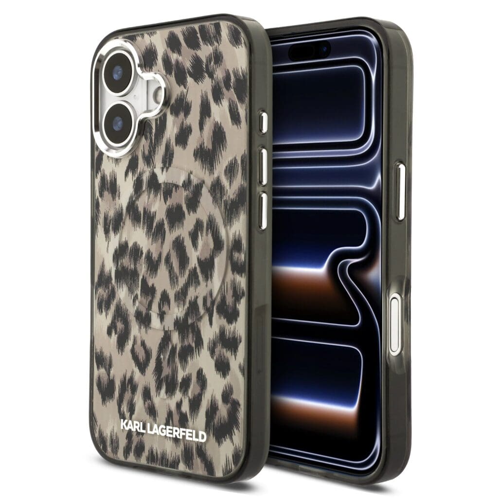 Karl Lagerfeld IML Leopard MagSafe Brown iPhone 17 Tok