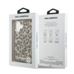 Karl Lagerfeld IML Leopard MagSafe Brown iPhone 17 Tok
