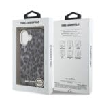 Karl Lagerfeld IML Leopard MagSafe Grey iPhone 17 Tok