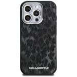 Karl Lagerfeld IML Leopard Pattern MagSafe Black iPhone 16 Pro Tok