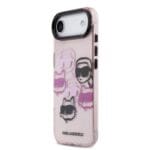 Karl Lagerfeld IML Multi K&CH Heads Pink iPhone 17 Air Tok