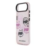 Karl Lagerfeld IML Multi K&CH Heads Pink iPhone 17 Air Tok