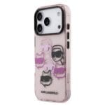 Karl Lagerfeld IML Multi K&CH Heads Pink iPhone 17 Pro Tok