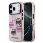 Karl Lagerfeld IML Multi K&CH Heads Pink iPhone 17 Pro Tok