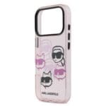 Karl Lagerfeld IML Multi K&CH Heads Pink iPhone 17 Pro Tok