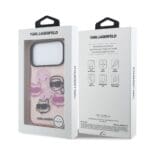 Karl Lagerfeld IML Multi K&CH Heads Pink iPhone 17 Pro Tok