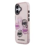 Karl Lagerfeld IML Multi K&CH Heads Pink iPhone 17 Tok