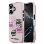 Karl Lagerfeld IML Multi K&CH Heads Pink iPhone 17 Tok