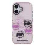 Karl Lagerfeld IML Multi K&CH Heads Pink iPhone 17 Tok