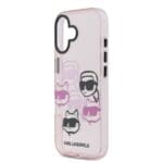 Karl Lagerfeld IML Multi K&CH Heads Pink iPhone 17 Tok