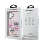 Karl Lagerfeld IML Multi K&CH Heads Pink iPhone 17 Tok