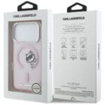 Karl Lagerfeld IML Peekaboo MagSafe Pink iPhone 17 Pro Tok