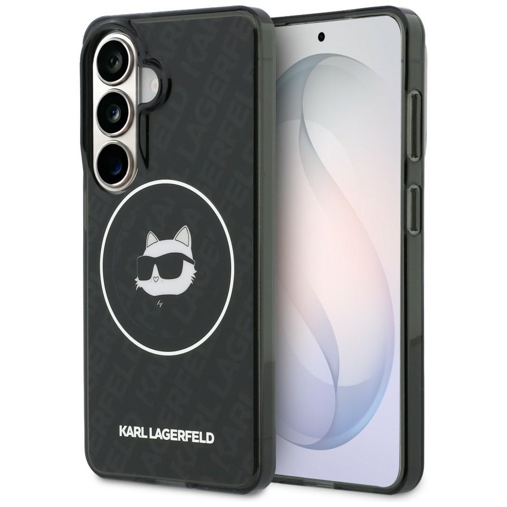 Karl Lagerfeld IML Repeated Choupette MagSafe Black Samsung Galaxy S26 Tok