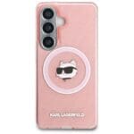 Karl Lagerfeld IML Repeated Choupette MagSafe Plus Pink Samsung Galaxy S26 Tok