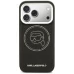 Karl Lagerfeld K Head Point Logo MagSafe Black iPhone 17 Pro Tok