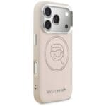 Karl Lagerfeld K Head Point Logo MagSafe Pink iPhone 17 Pro Tok