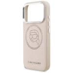 Karl Lagerfeld K Head Point Logo MagSafe Pink iPhone 17 Pro Tok