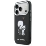 Karl Lagerfeld Karl & Choupette Back Logo MagSafe Black iPhone 17 Pro Tok