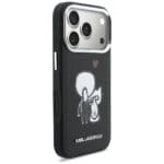 Karl Lagerfeld Karl & Choupette Back Logo MagSafe Black iPhone 17 Pro Tok