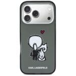 Karl Lagerfeld Karl & Choupette Back MagSafe Black iPhone 17 Pro Tok