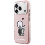 Karl Lagerfeld Karl & Choupette Back MagSafe Pink iPhone 17 Pro Max Tok