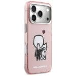 Karl Lagerfeld Karl & Choupette Back MagSafe Pink iPhone 17 Pro Max Tok