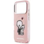 Karl Lagerfeld Karl & Choupette Back MagSafe Pink iPhone 17 Pro Tok