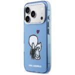 Karl Lagerfeld Karl & Choupette Back MagSafe Sky Blue iPhone 17 Pro Max Tok