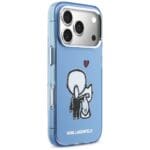 Karl Lagerfeld Karl & Choupette Back MagSafe Sky Blue iPhone 17 Pro Max Tok