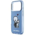 Karl Lagerfeld Karl & Choupette Back MagSafe Sky Blue iPhone 17 Pro Max Tok