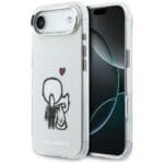Karl Lagerfeld Karl & Choupette Back MagSafe Transparent iPhone 17 Air Tok