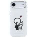 Karl Lagerfeld Karl & Choupette Back MagSafe Transparent iPhone 17 Air Tok