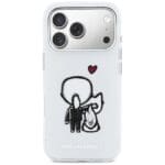Karl Lagerfeld Karl & Choupette Back MagSafe Transparent iPhone 17 Pro Max Tok