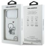 Karl Lagerfeld Karl & Choupette Back MagSafe Transparent iPhone 17 Pro Tok