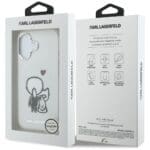 Karl Lagerfeld Karl & Choupette Back MagSafe Transparent iPhone 17 Tok
