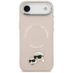 Karl Lagerfeld Karl & Choupette Pins MagSafe Pink iPhone 17 Air Tok