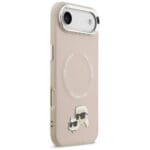 Karl Lagerfeld Karl & Choupette Pins MagSafe Pink iPhone 17 Air Tok