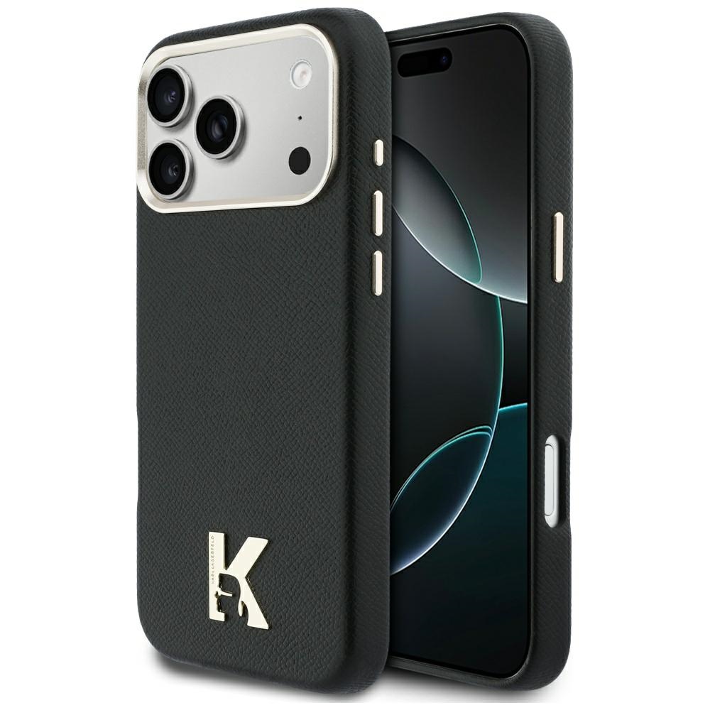 Karl Lagerfeld Karl Head Logo MagSafe Black iPhone 17 Pro Max Tok