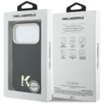 Karl Lagerfeld Karl Head Logo MagSafe Black iPhone 17 Pro Tok