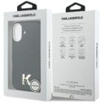 Karl Lagerfeld Karl Head Logo MagSafe Black iPhone 17 Tok