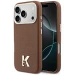 Karl Lagerfeld Karl Head Logo MagSafe Brown iPhone 17 Pro Tok