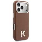 Karl Lagerfeld Karl Head Logo MagSafe Brown iPhone 17 Pro Tok