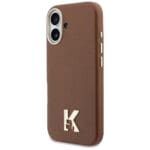 Karl Lagerfeld Karl Head Logo MagSafe Brown iPhone 17 Tok