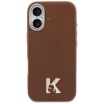 Karl Lagerfeld Karl Head Logo MagSafe Brown iPhone 17 Tok