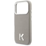 Karl Lagerfeld Karl Head Logo MagSafe Grey iPhone 17 Pro Tok