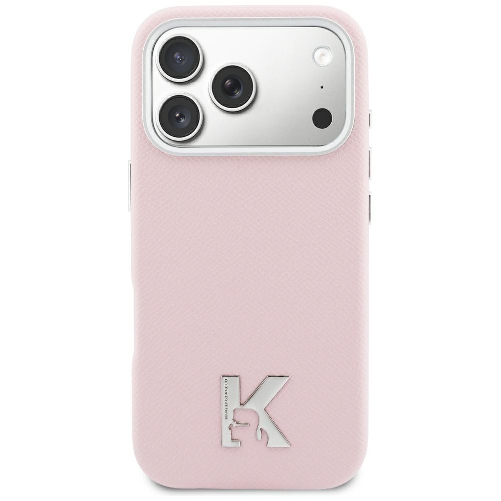 Karl Lagerfeld Karl Head Logo MagSafe Pink iPhone 17 Tok